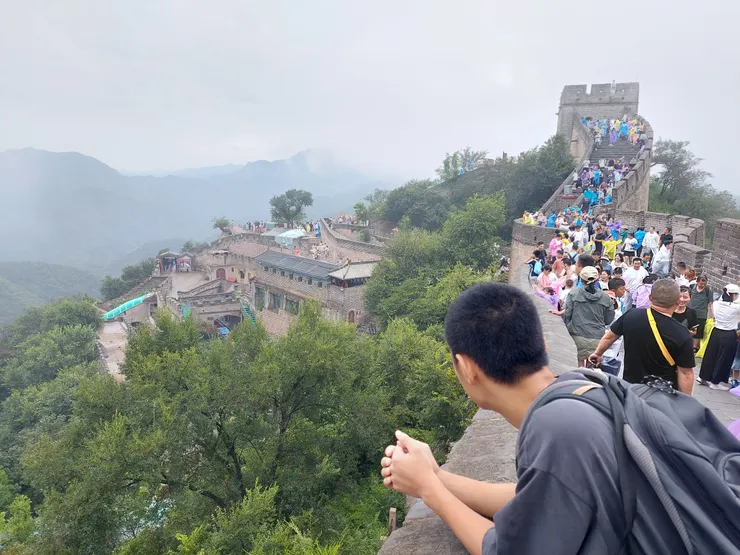 八達嶺長城好多遊客