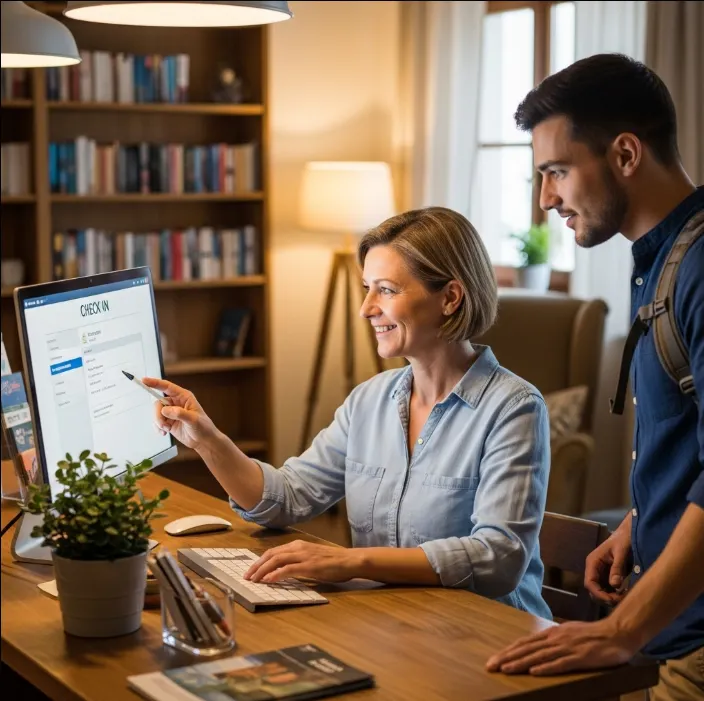 近年經營旅宿業，越來越多通路來源，過去的紙本記錄越來越不堪使用