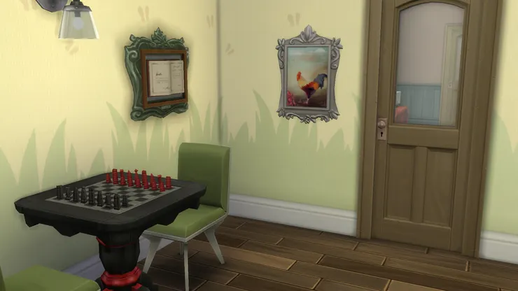 這個房間我設計得清爽點。