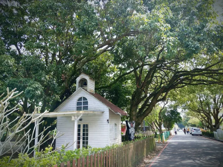 位於陽明山的美軍宿舍群(2020年。筆者拍攝)