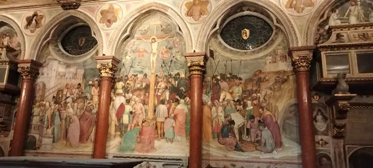 帕多瓦聖安多尼聖殿內濕壁畫「耶穌受難」