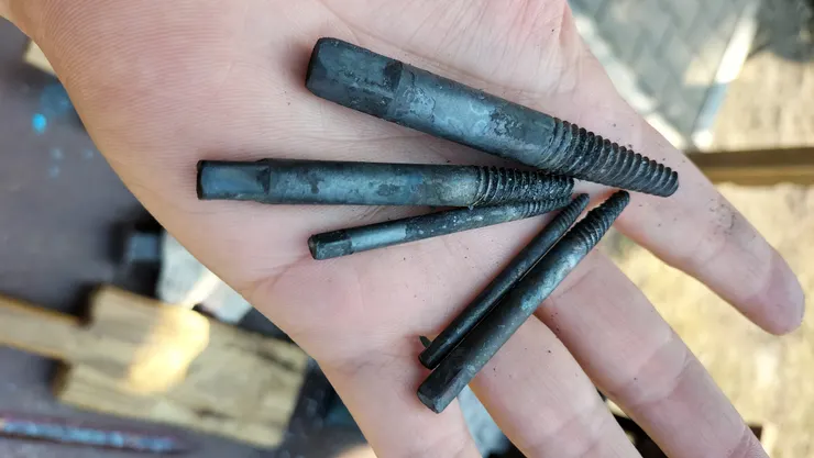 昭佑老師拿來練習熱處理的小工具