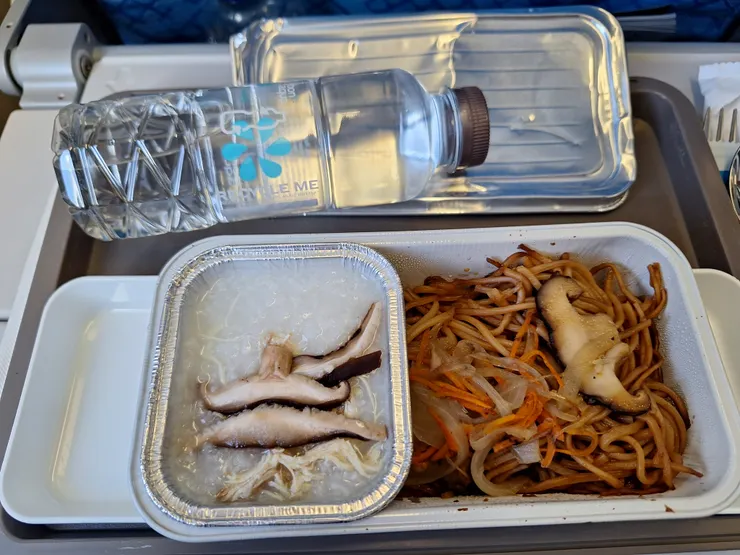 四趟共六餐，就這一餐最難吃