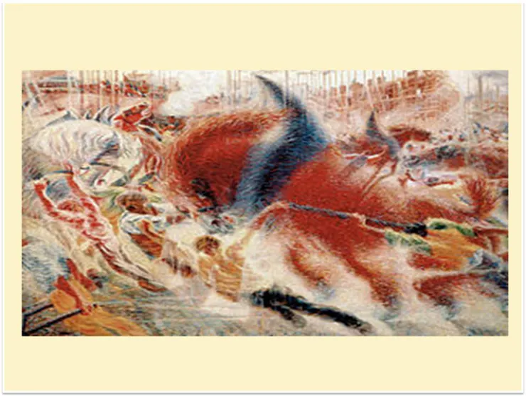 (圖片來源:《The City Rises 》(城市崛起)(1910))