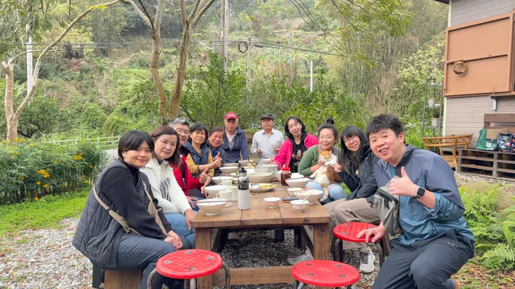 村子裡青銀共學的便當會,希望未來可以廣納更多會員阿