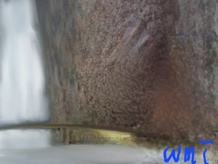 我的創作 瀑布獨木橋