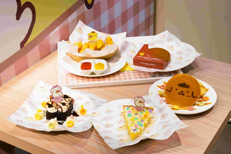 圖說：CACO cafe攜手布丁狗，精心準備充滿巧思的聯名餐點，搭配店內主題布景，打造沉浸式用餐體驗。（資料來源：加州椰子集團）