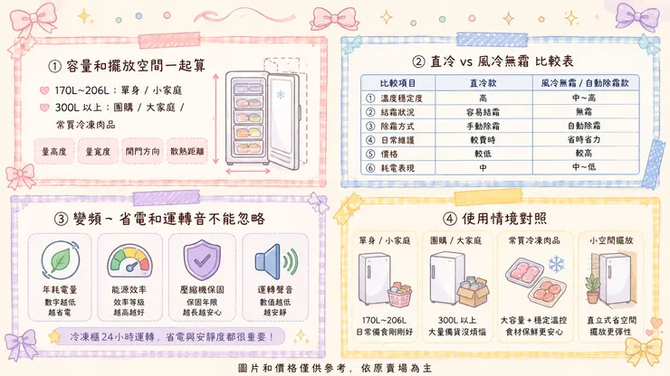 📝 私房選購術：直立式冷凍櫃這樣挑最划算