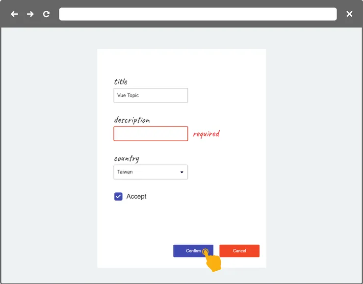 form validation