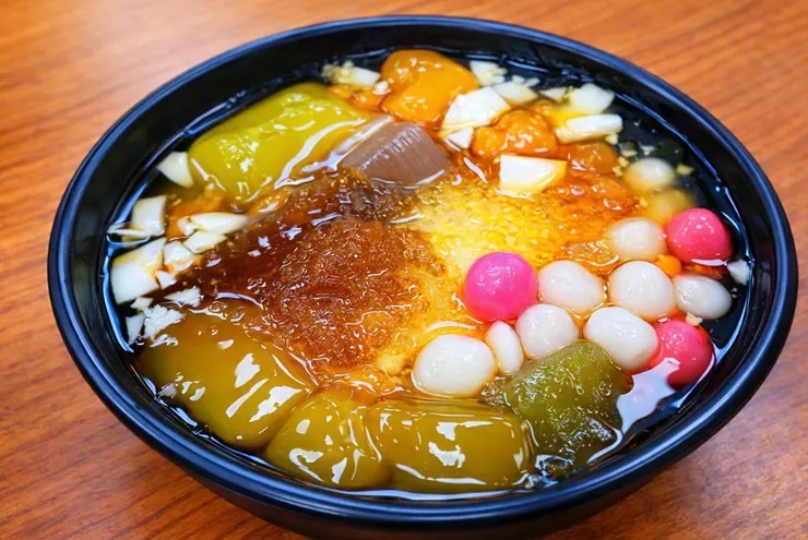 黑糖水豆花(任選3種料) $60