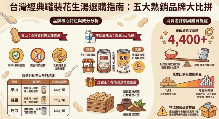 花生湯罐頭怎麼選
