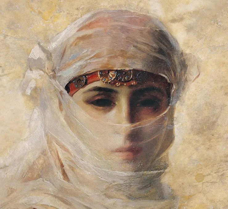 Theodore Ralli《Veiled Woman》