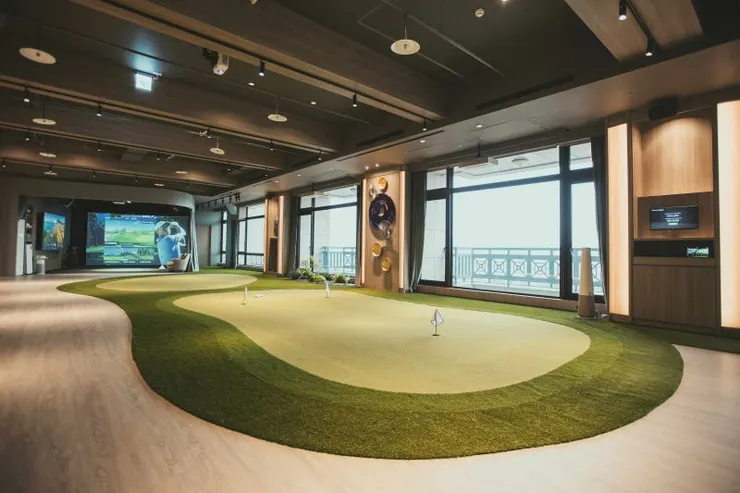 ▲國華City Hub 智能果嶺