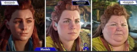 從人物臉型可以看出時代正在變化....