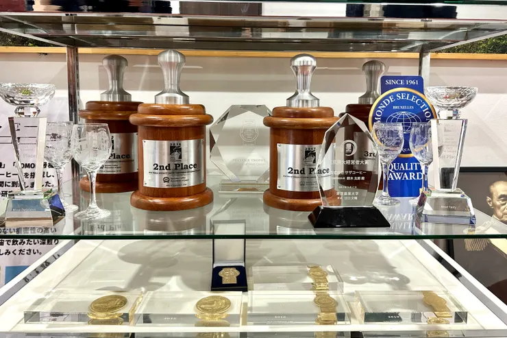 SAZA COFFEE咖啡師們獲得的獎項