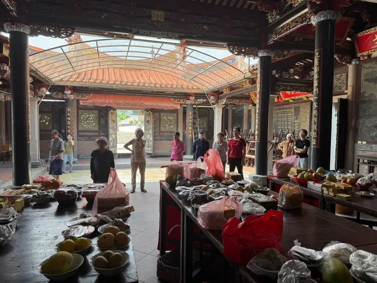 金門青嶼張氏家廟中秋祭祖