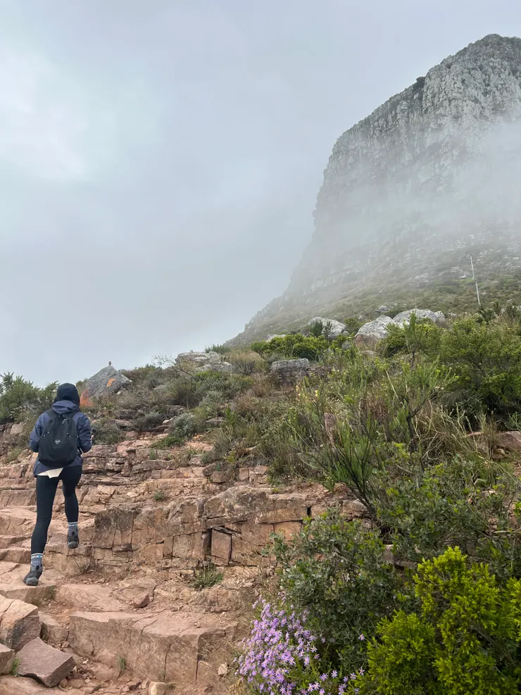 隱身在雲霧後的Lion's Head