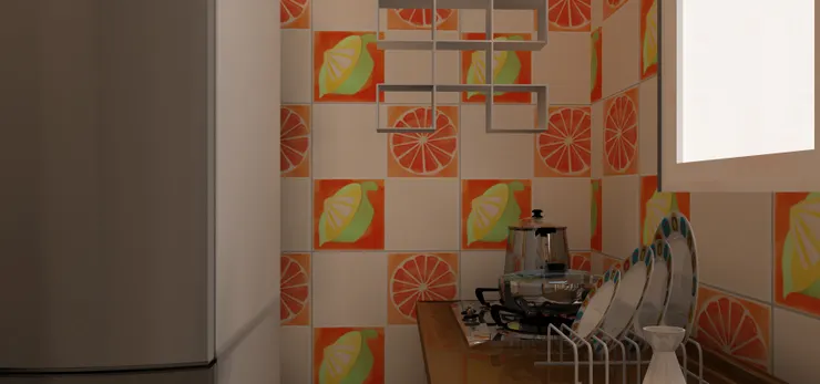 其實廚房也沒有很大，僅夠一人煮食。