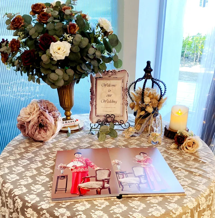 #亞果遊艇城亞果薈-安妃屈蒂廳-美式復古風婚禮佈置-法爾婚禮佈置