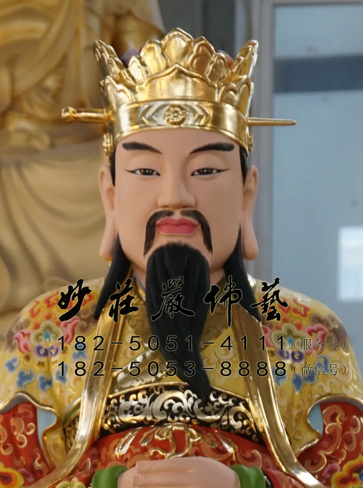 林兆恩塑像正面近照實拍圖