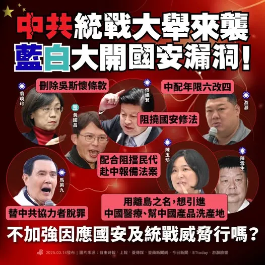 國民黨目前也是中共統戰價值極高的對象