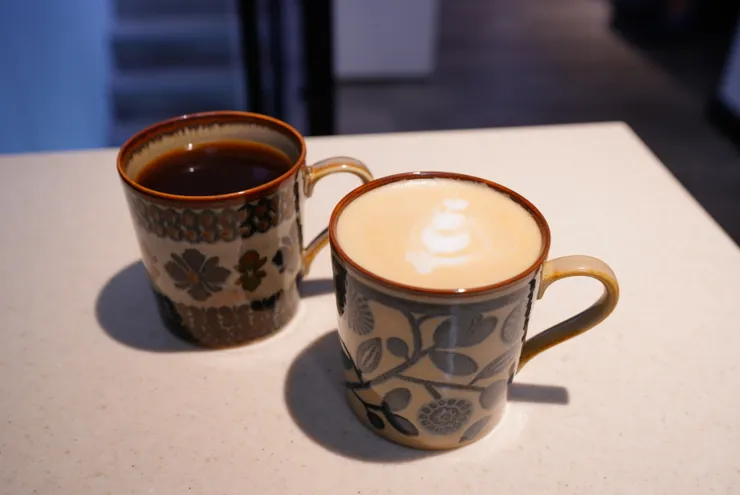 拿鐵的拉花十分別緻