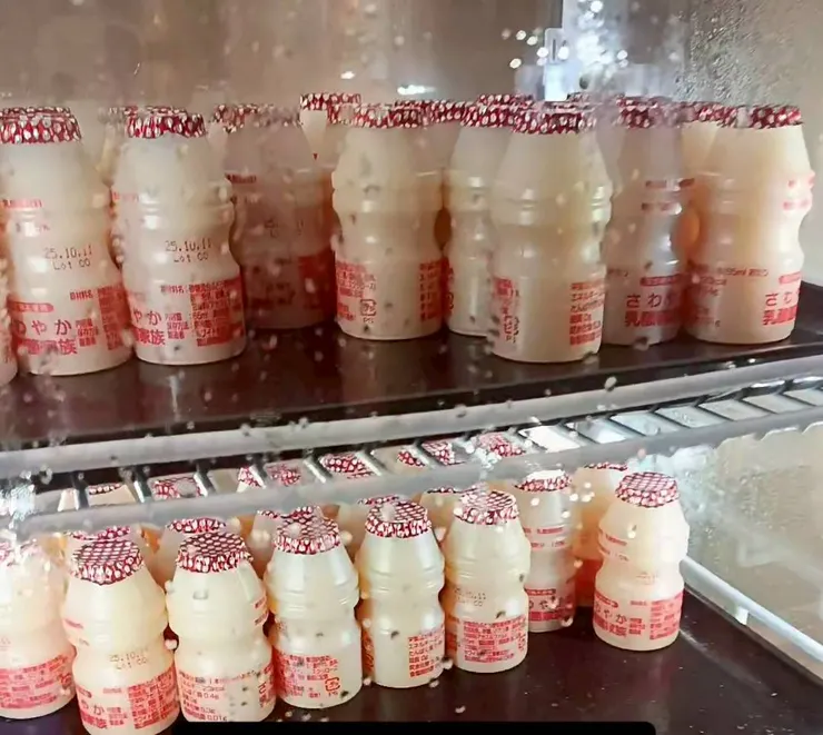 早晨的限量供應，雖然跟一般養樂多無異，但難得到這裡就嚐嚐😛