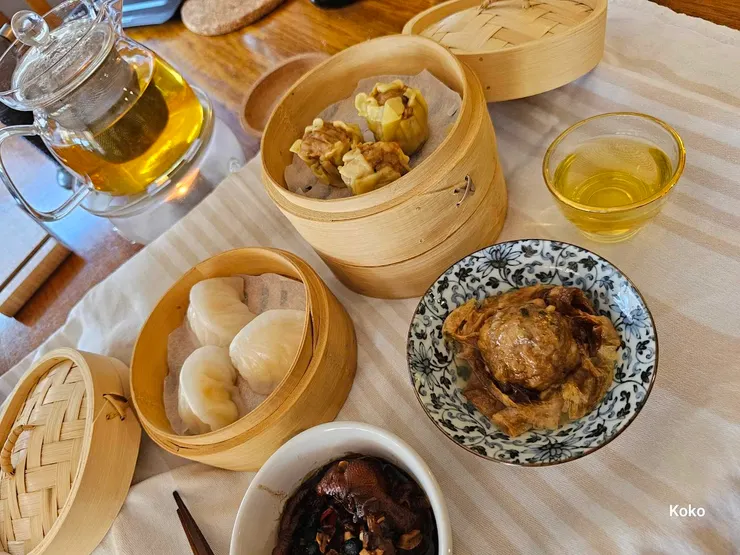 她一個人的早餐，我說你會不會吃太好