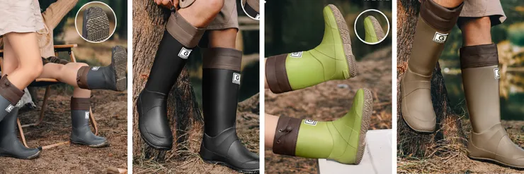 可折疊便攜兒童雨靴