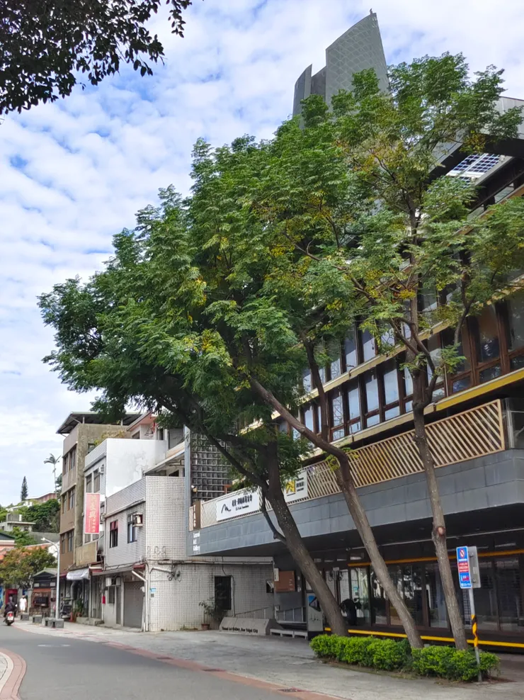 觀潮廣場正對面是看見•齊柏林基金會。