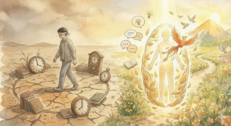 總是要振作精神，   神會透過話語、透過人、透過萬物來讓人體會