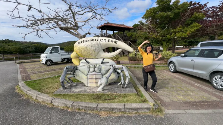 不知道為什麼看到這個螃蟹就很想學它