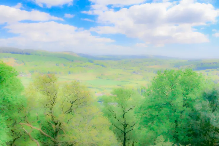 英國湖區鄉野間一景