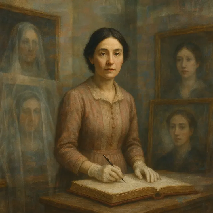 But Jane had trained her eyes to look through the layers—to see the tilt of a smile beneath distortion, or the trace of sorrow hidden behind a stitched veil.