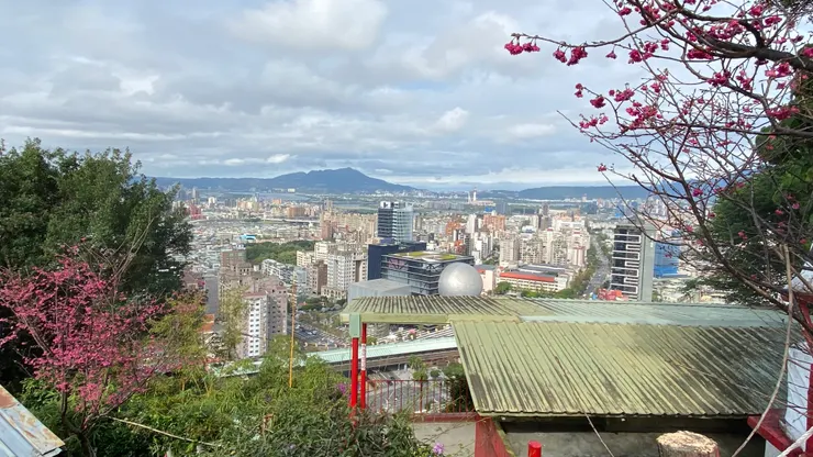 拍攝於2023年2月8日，台北 劍潭山步道