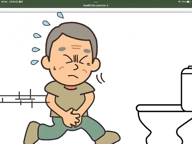 圖一：頻尿的現象