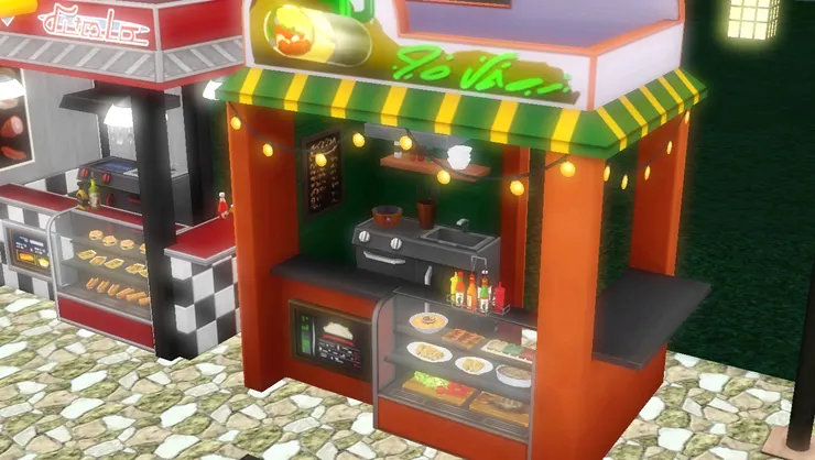 墨西哥菜攤跟他們的國人一樣,充滿熱情。