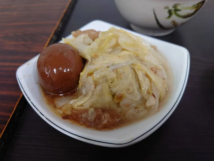 白菜滷+滷蛋
