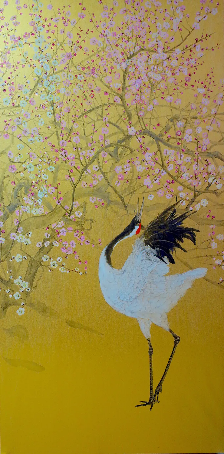 〈日喧〉局部－右屏