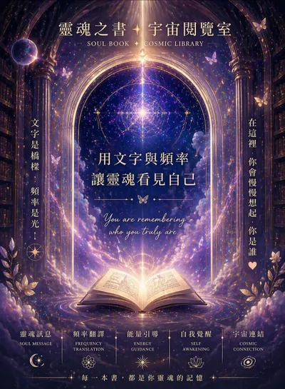 用文字與頻率 ✦ 讓靈魂看見自己