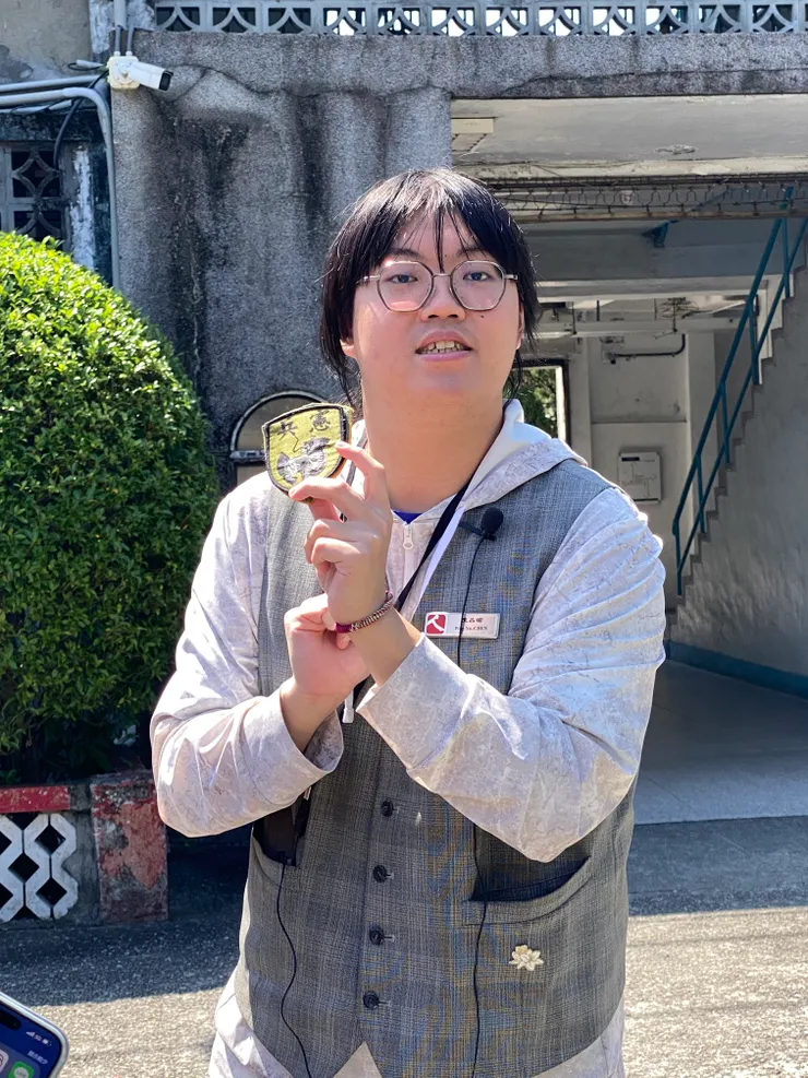 憲兵的臂章也是獬豸圖案