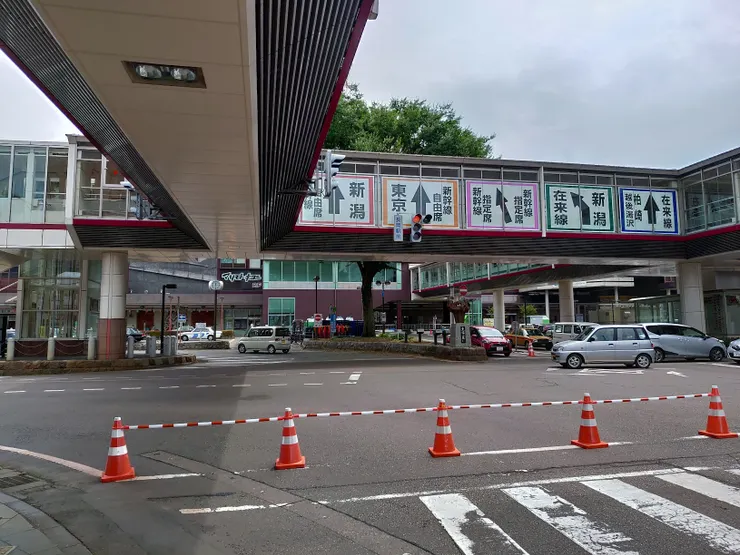 長岡車站排隊動線指標