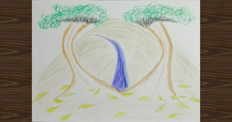 作者直覺繪畫:〈智慧之樹〉