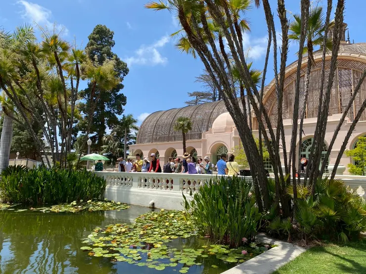 植物園是免費入場的，有展出不少亞熱帶植物──不少在台灣其實蠻常見的。