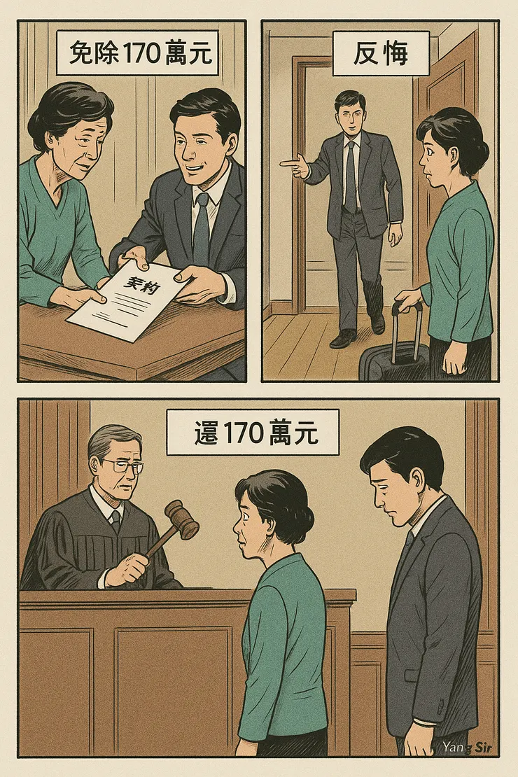 違反附條件贈與是可以撤銷該贈與