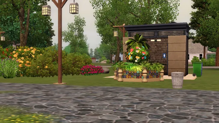 大家到公園就是看到這樣的景物吧。