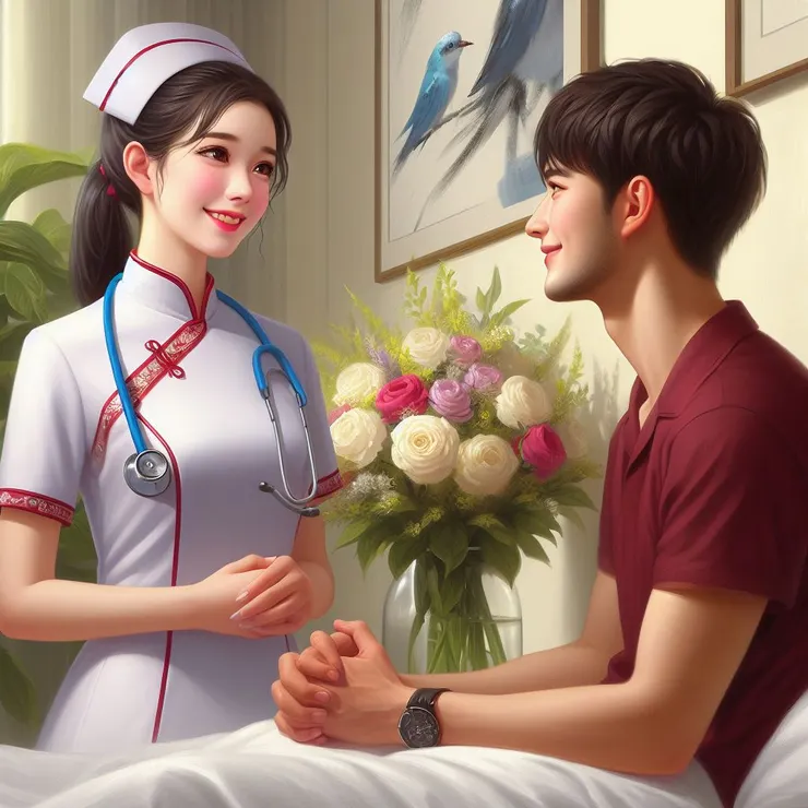 病人們感激地看著