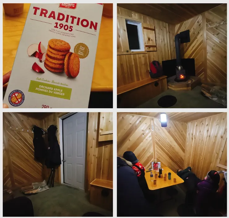 超好吃蘋果餅乾 & 木屋室內