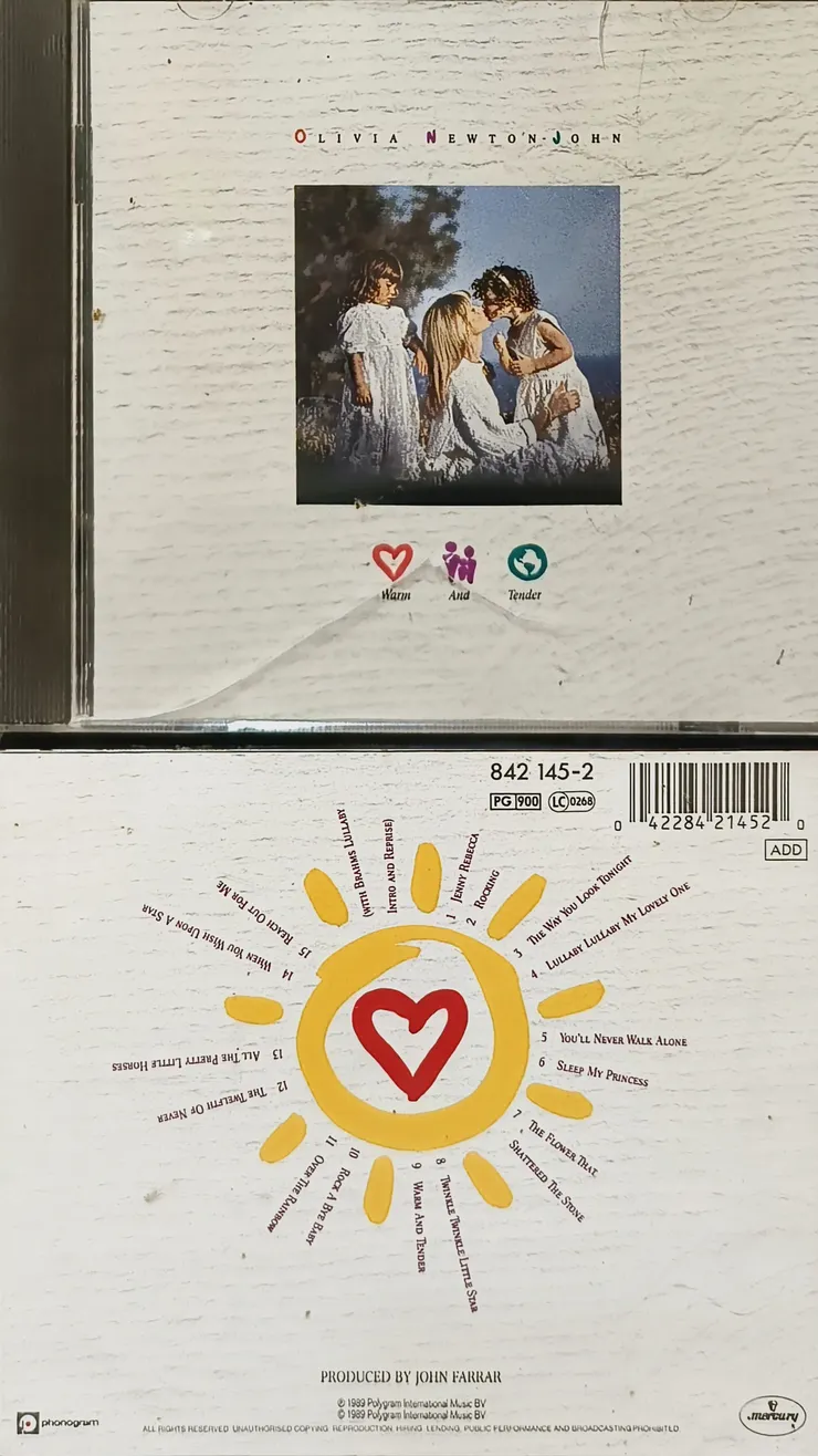 【播放奧莉薇亞紐頓強獻給女兒的專輯,是Warm And Tender充滿了母愛的經典歌聲。】