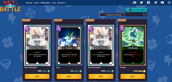 區塊鏈遊戲｜NFTs Battle 支持台灣開發遊戲 第二波預售 Pre-sale II